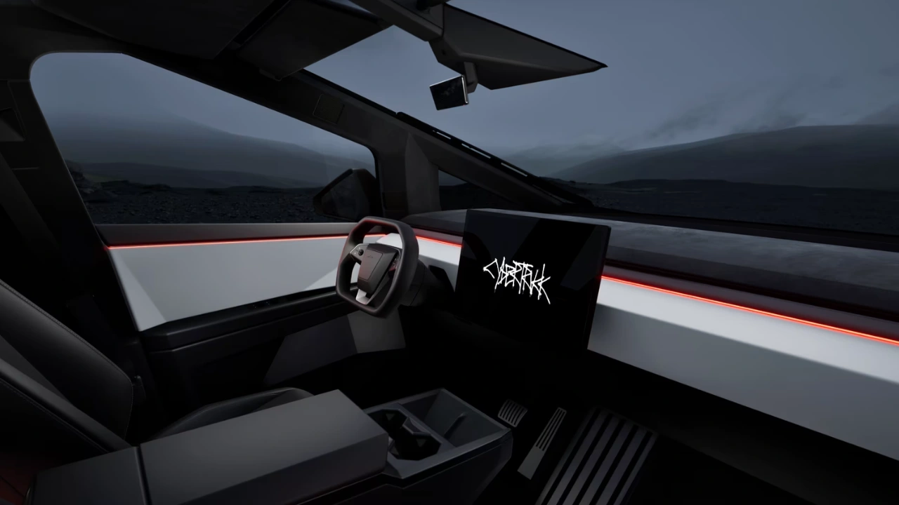 Tesla Cybertruck Interior And Cabin Features