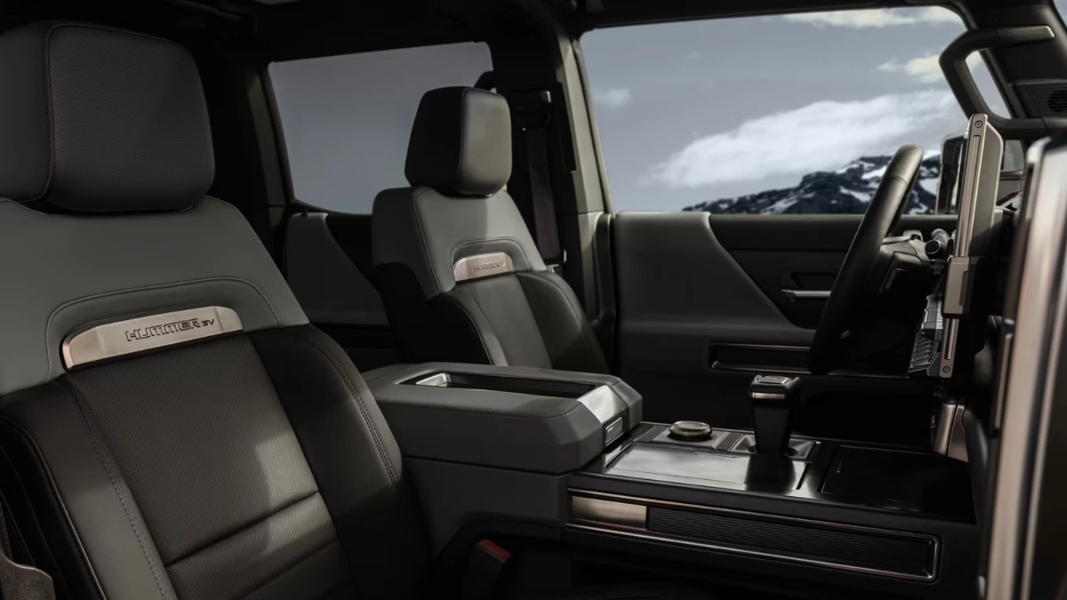 Luxury electric SUV with spacious interior 2025