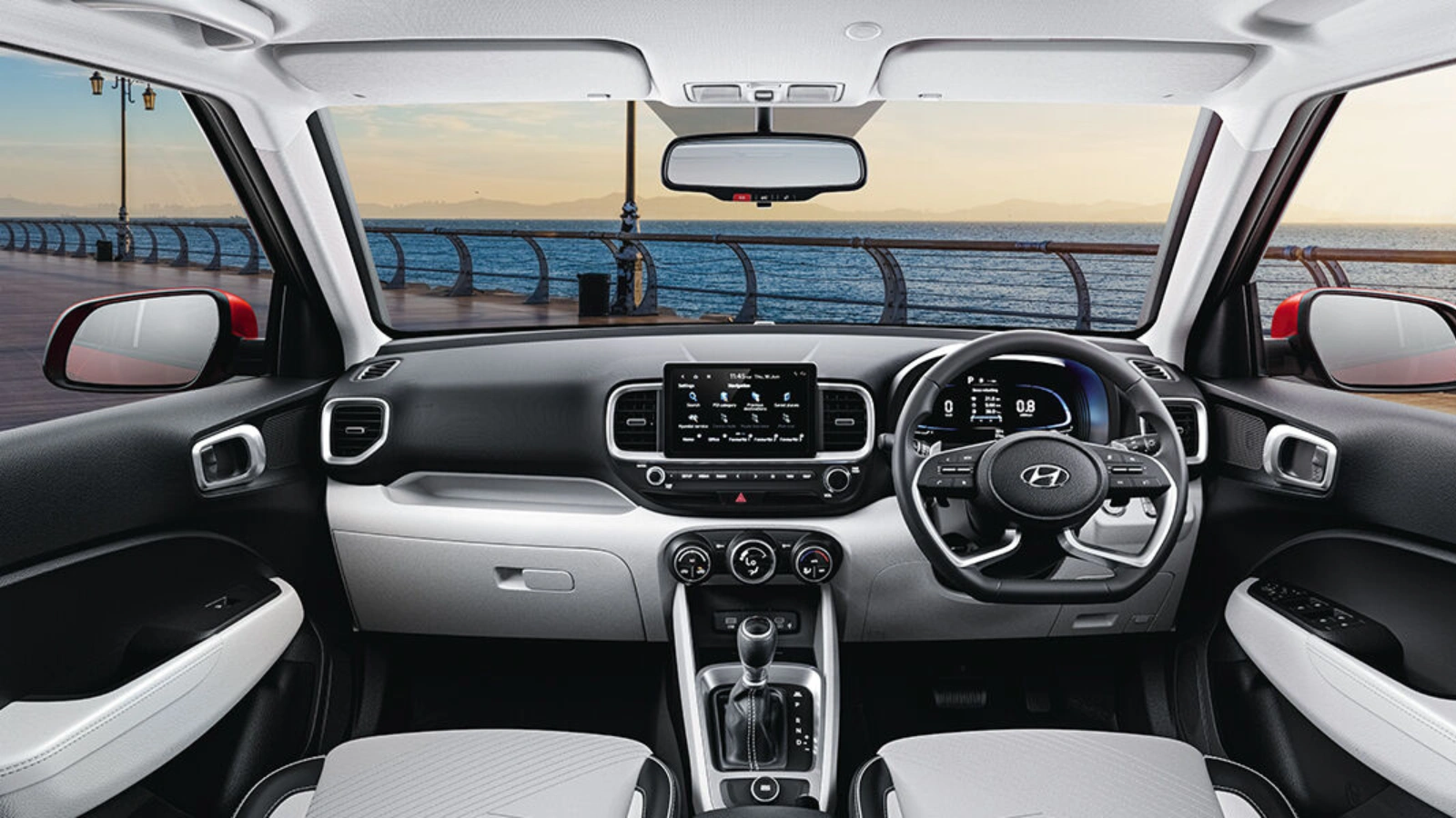 Hyundai Venue interior and exterior design details