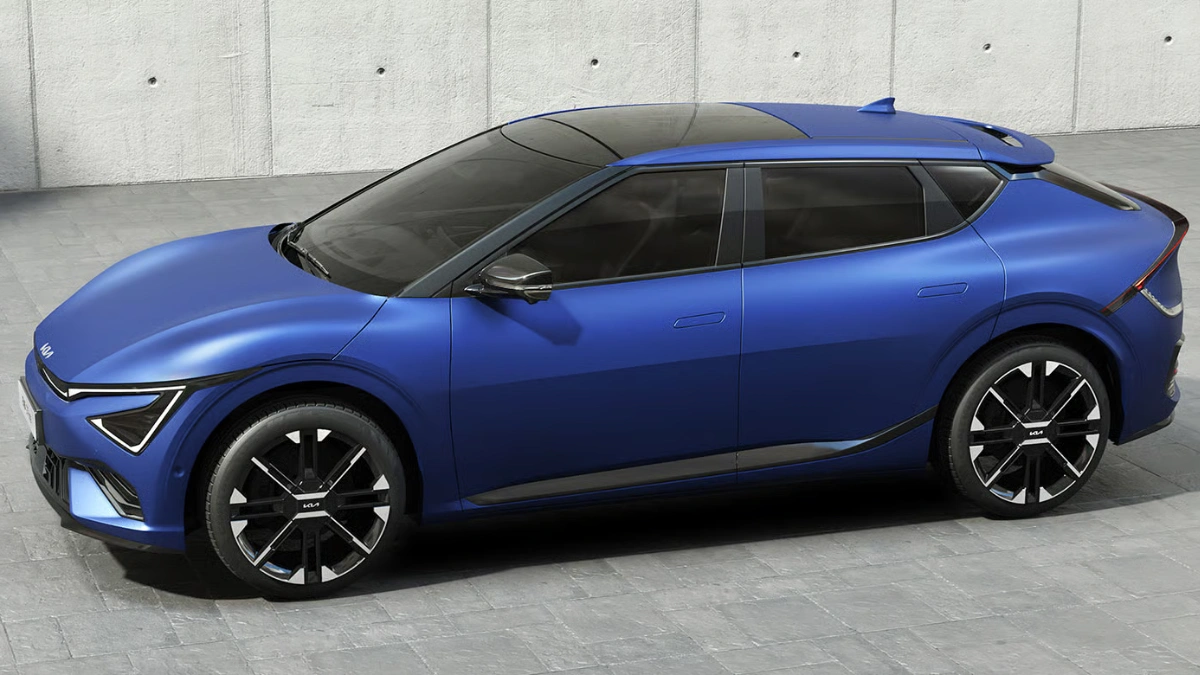 Kia EV6 electric SUV safety features and colors
