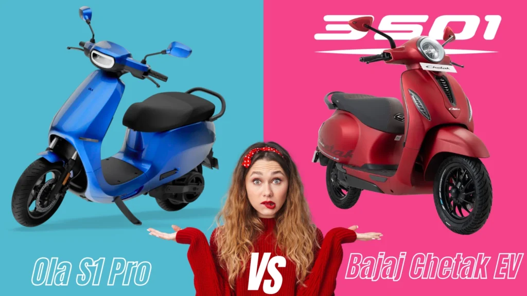 Bajaj Chetak vs Ola S1 Pro detailed comparison