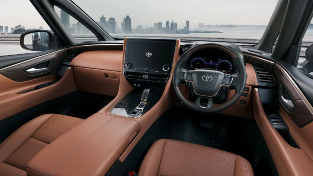 Toyota Vellfire 2025 interior space and comfort review