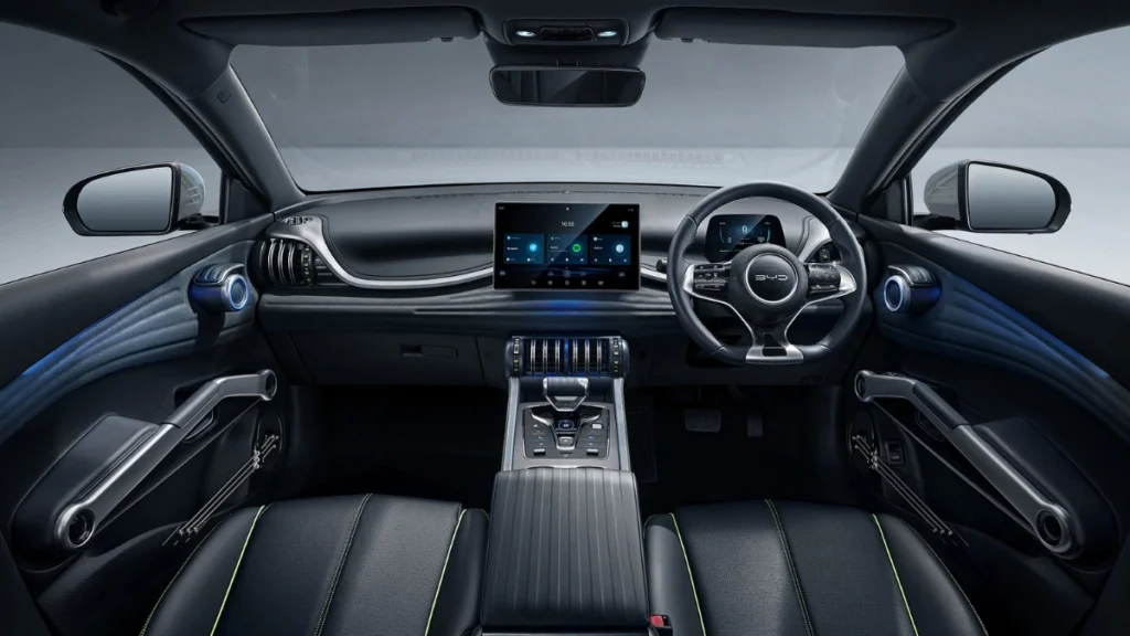 BYD Atto 3 interior and boot space details