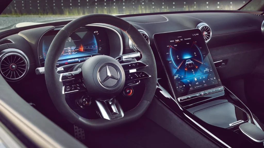 Mercedes-Benz AMG GT interior features and design