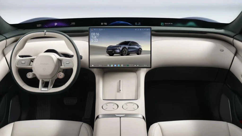Xiaomi YU7 Electric SUV interior features and design