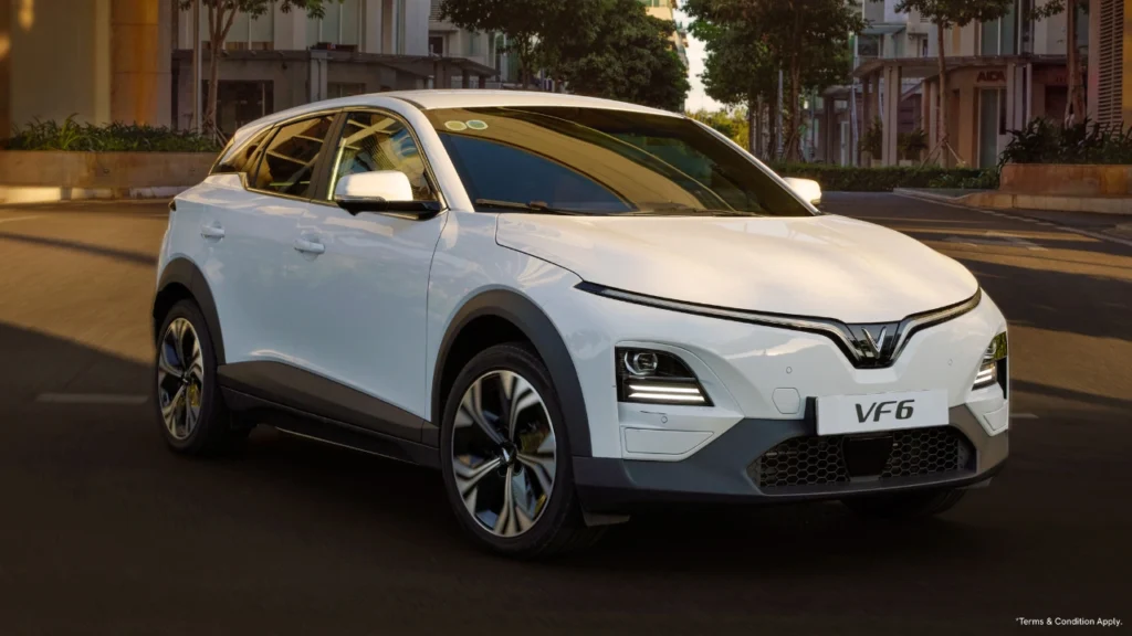 VinFast VF 6 electric SUV range and battery