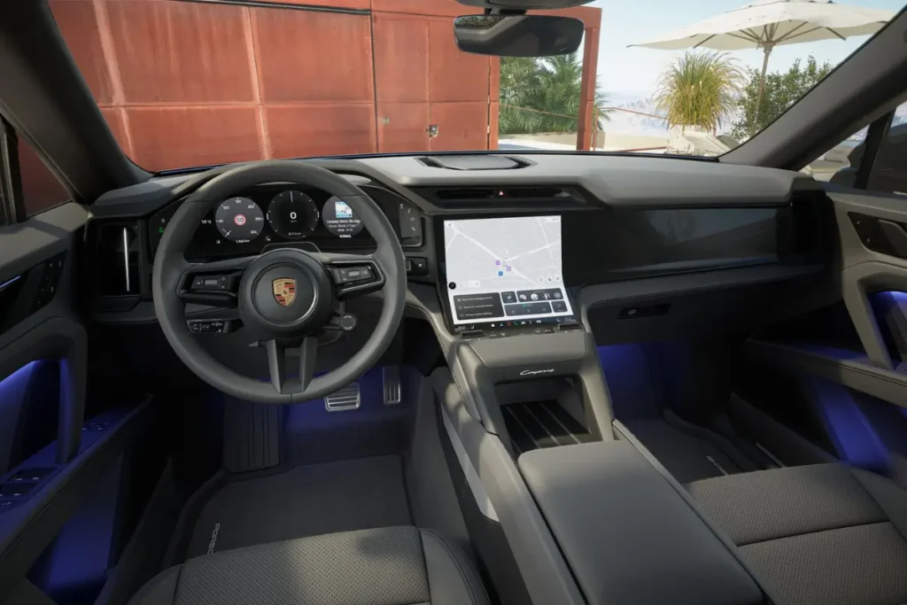 Porsche Cayenne Electric Interior Features
