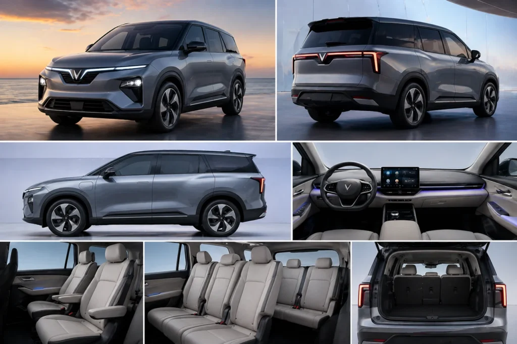 VinFast VF MPV 7 Interior Features And Seating Comfort Review