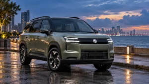 MG Hector Tomahawk EV exterior view